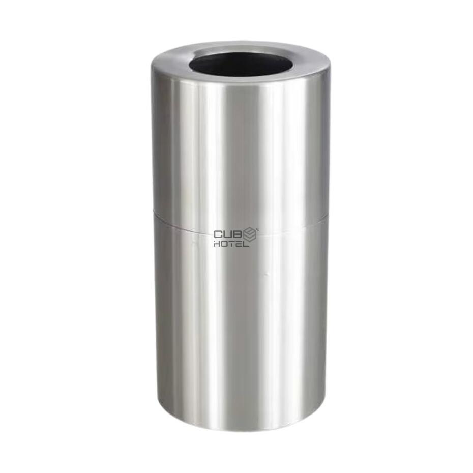 77 cm Stainless Steel Waste Bin