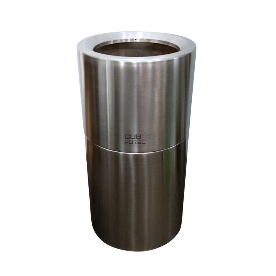 77 cm Stainless Steel Waste Bin