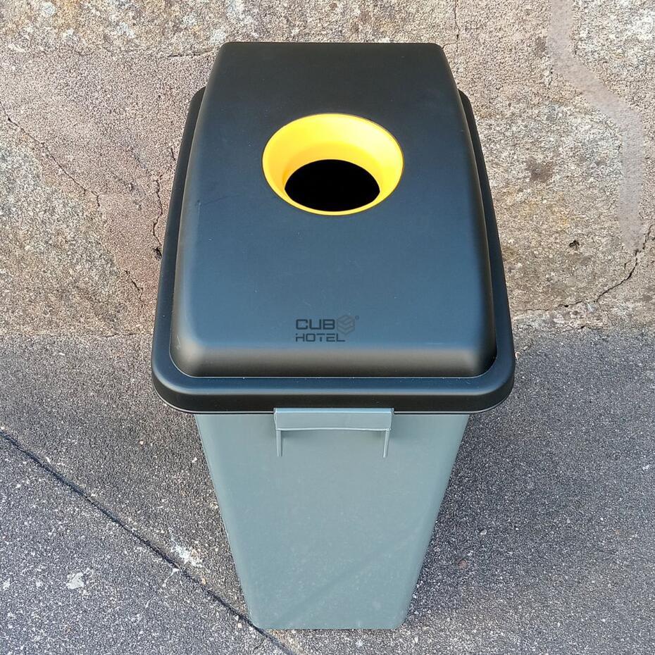 Ecoponto com rodas para Separação Resíduos  3x60L