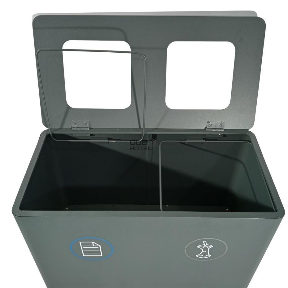 Modular Recycling Bin with 2 to 4 Compartments