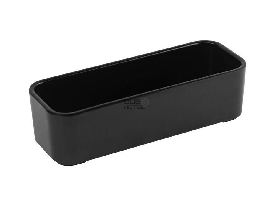 Soporte Negro para Bolsitas Kingston para Hotel