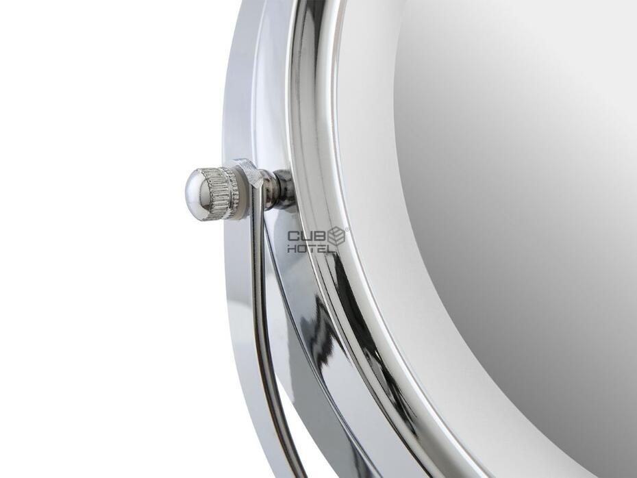 Winchester Chrome LED Table Mirror with Batteries