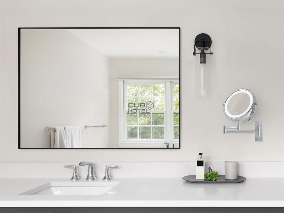 Espejo Extensible de Pared con LED Winchester con Pilas