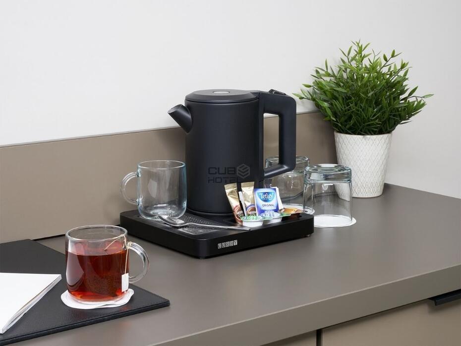 Canterbury Compact Welcome Tray for Hotel – Light Wood, Dark Wood or Black