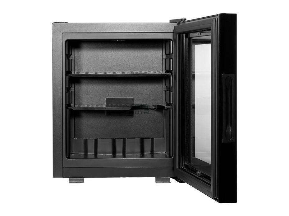 Minibar para Hotel Eton-E de Puerta de Vidrio Negro 10L