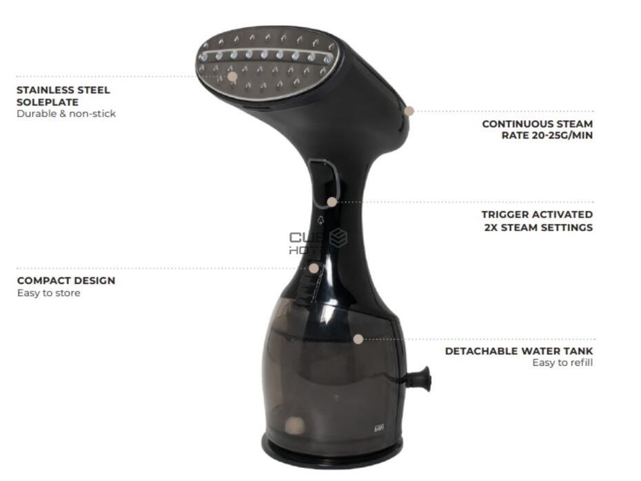 Stockton 1500W Garment Steamer