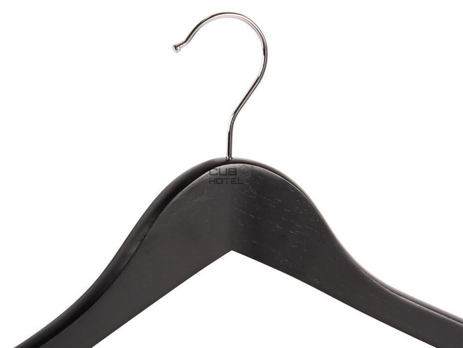 100 Perchas de Madera con Pinzas Burlington para Hotel