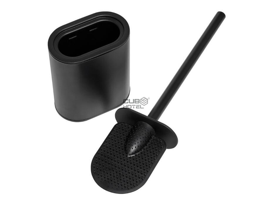 SANA Black Silicone Bathroom Brush