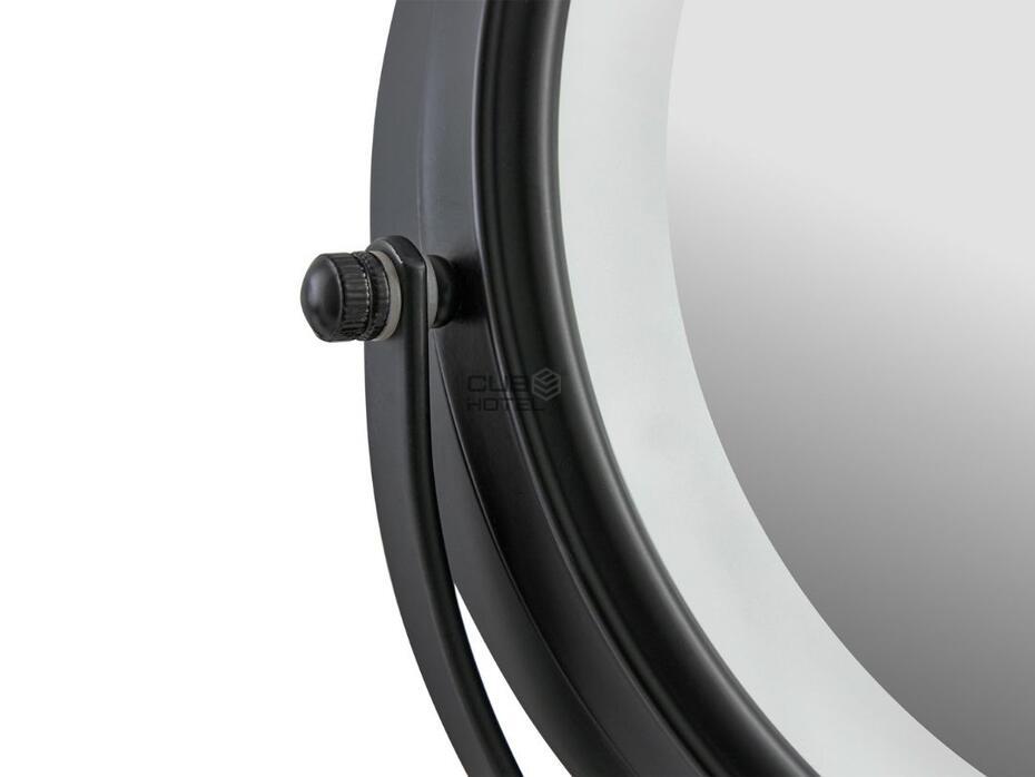 Espejo de Mesa LED Negro Winchester con Pilas
