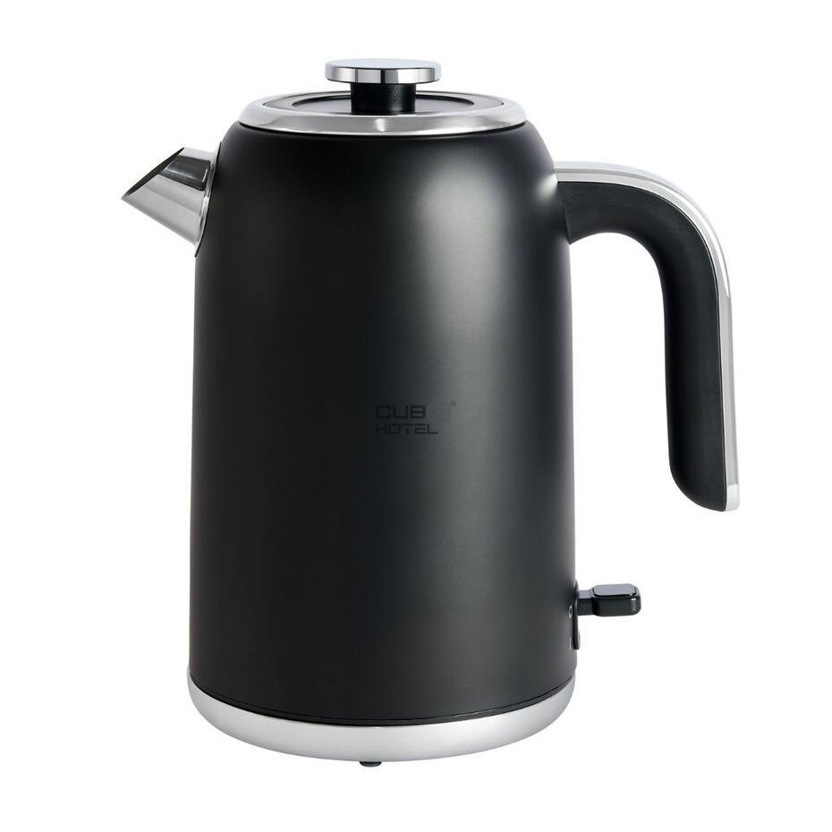 Hertford Electric Kettle 1.8L in Black and Chrome