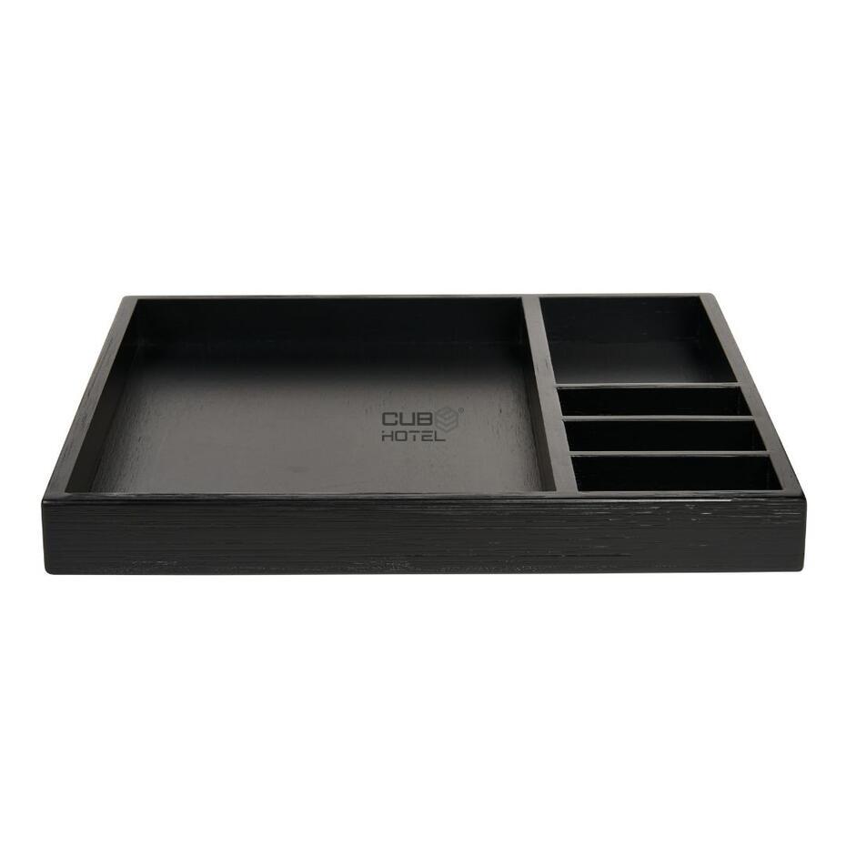 Buxton Compact Tray 4 Compartments BUSA Bamboo