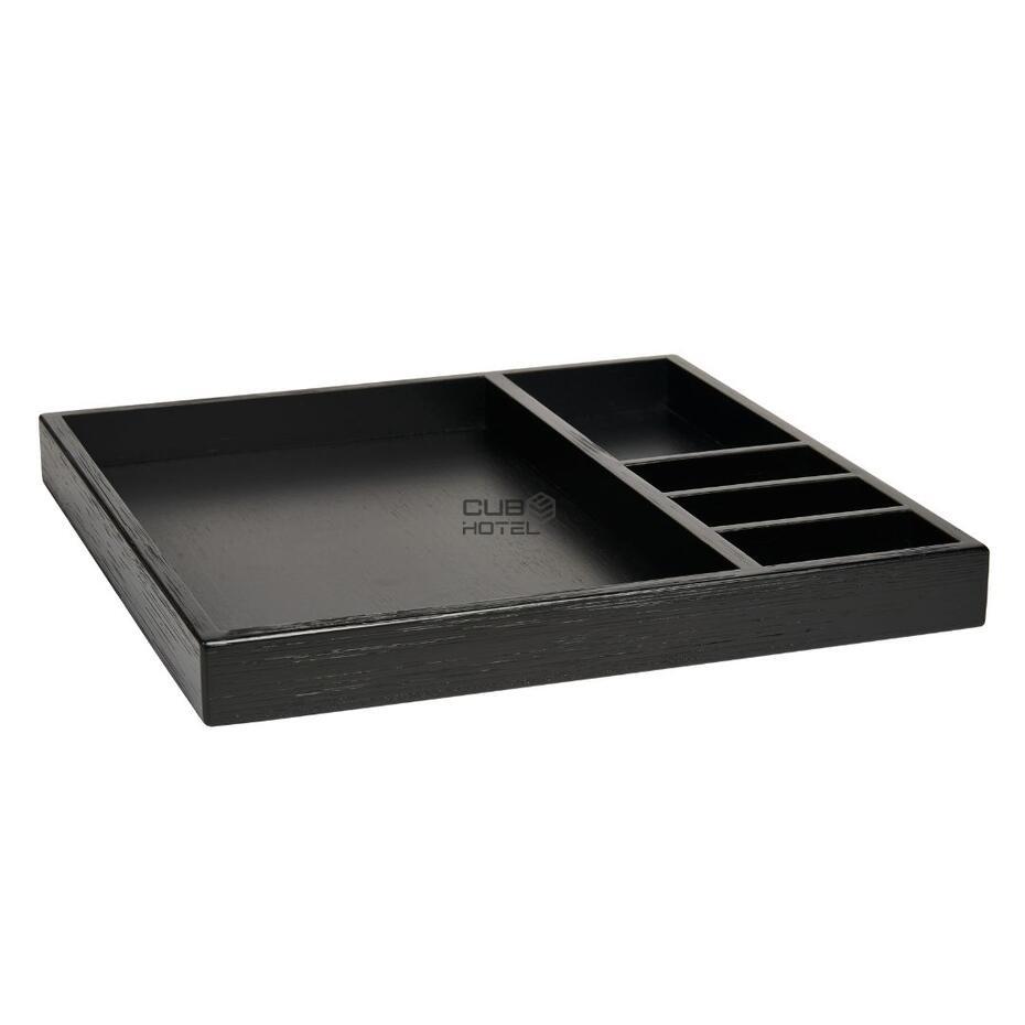 Buxton Compact Tray 4 Compartments BUSA Bamboo