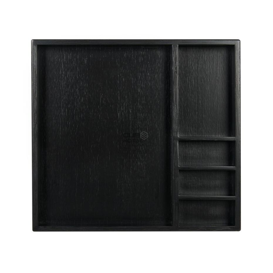 Buxton Compact Tray 4 Compartments BUSA Bamboo