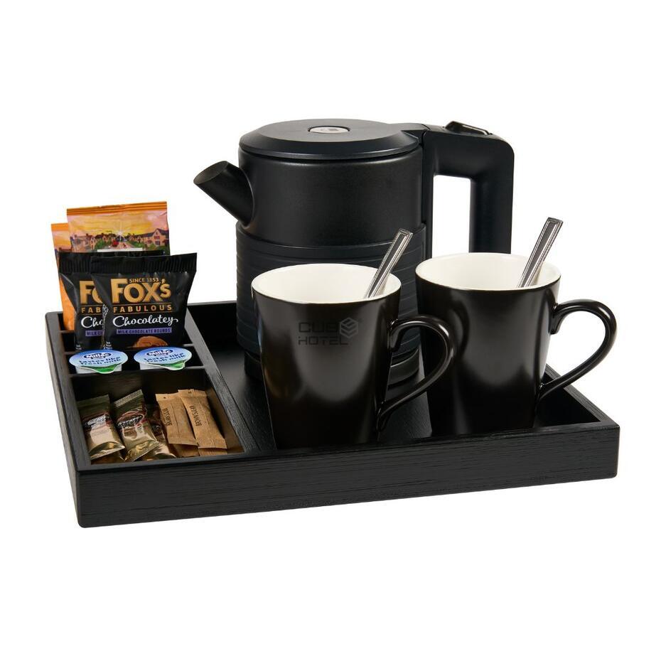 Buxton Compact Tray 4 Compartments BUSA Bamboo