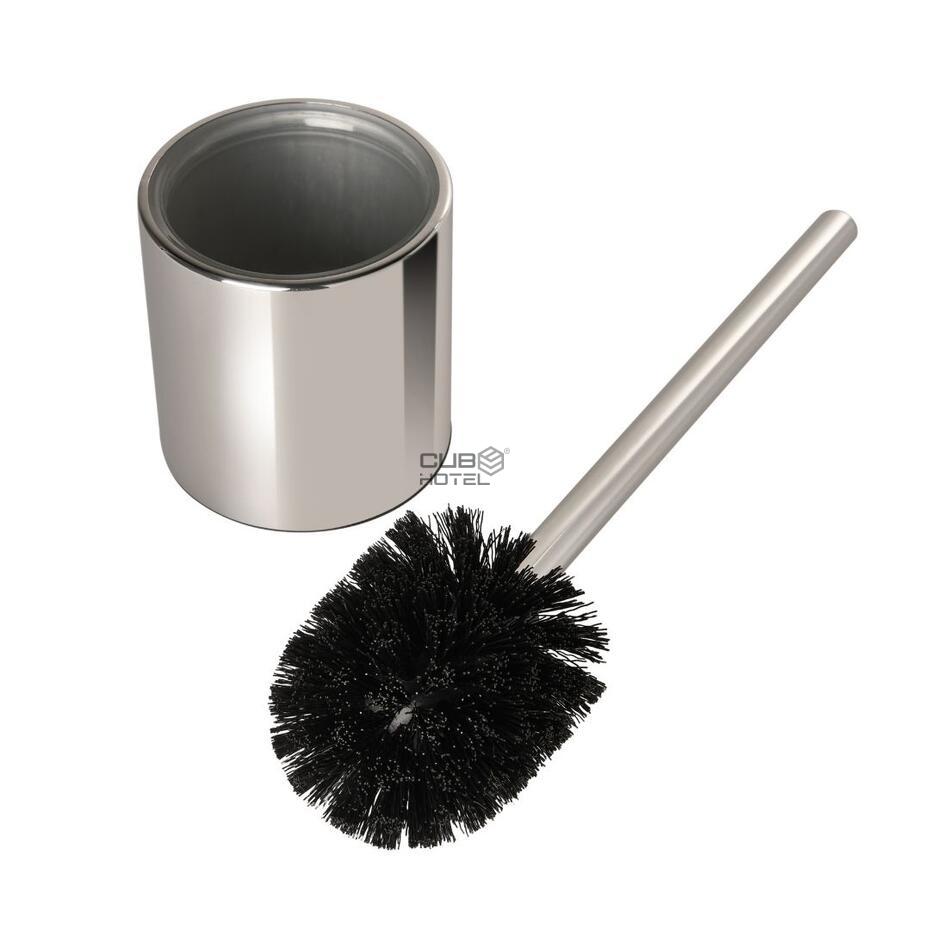 Escova Piaçaba WC Aço Brilhante Alton