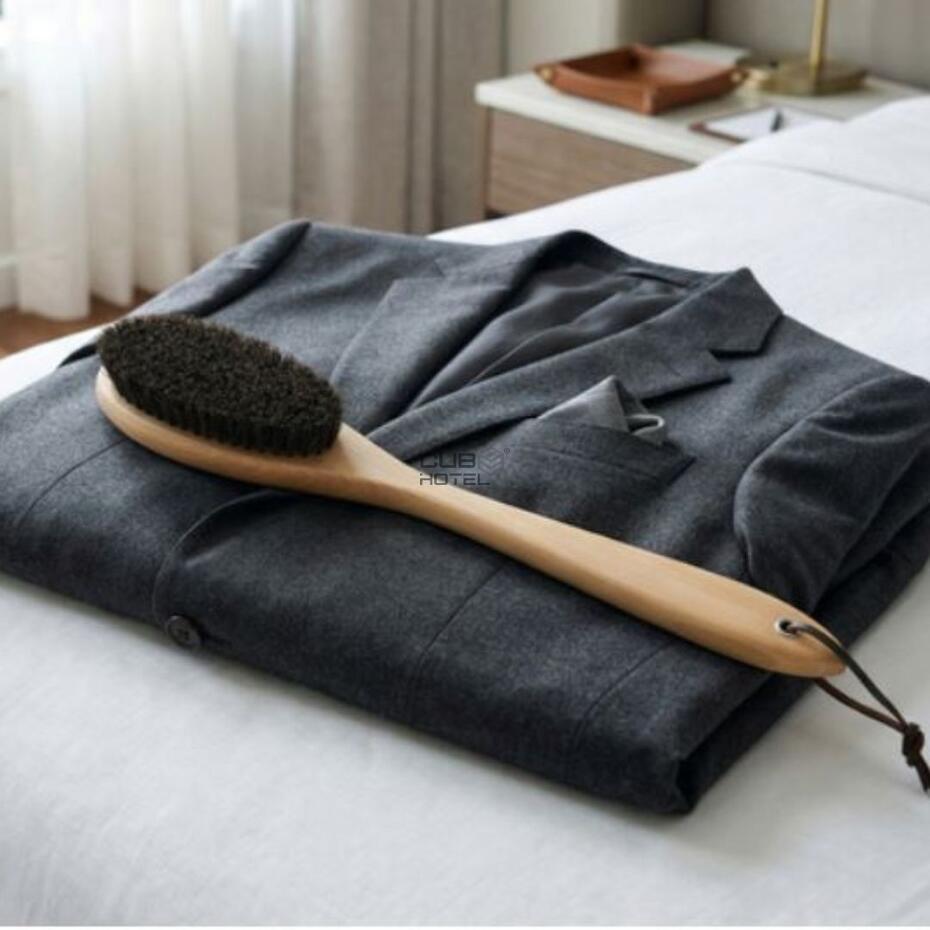 Skipton Clothes Brush in Light Wood
