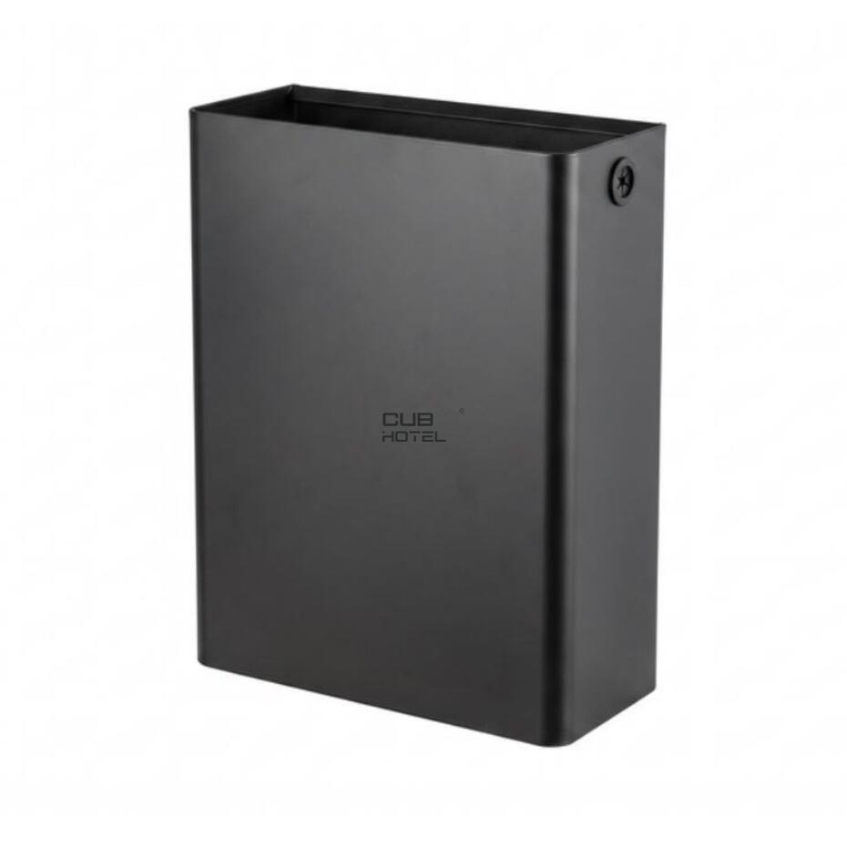 Tera Wall Mounted Bin in Black