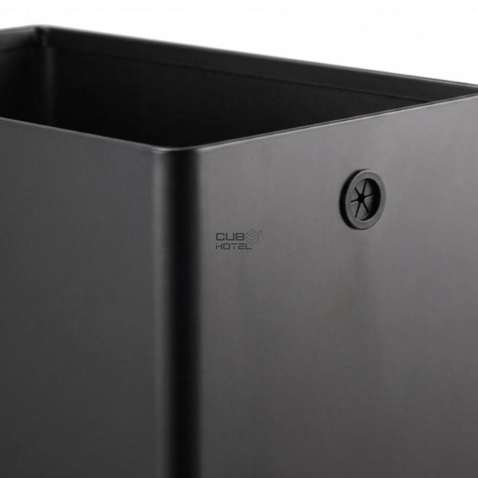 Tera Wall Mounted Bin in Black
