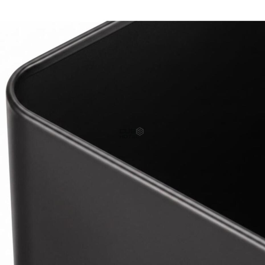 Tera Wall Mounted Bin in Black