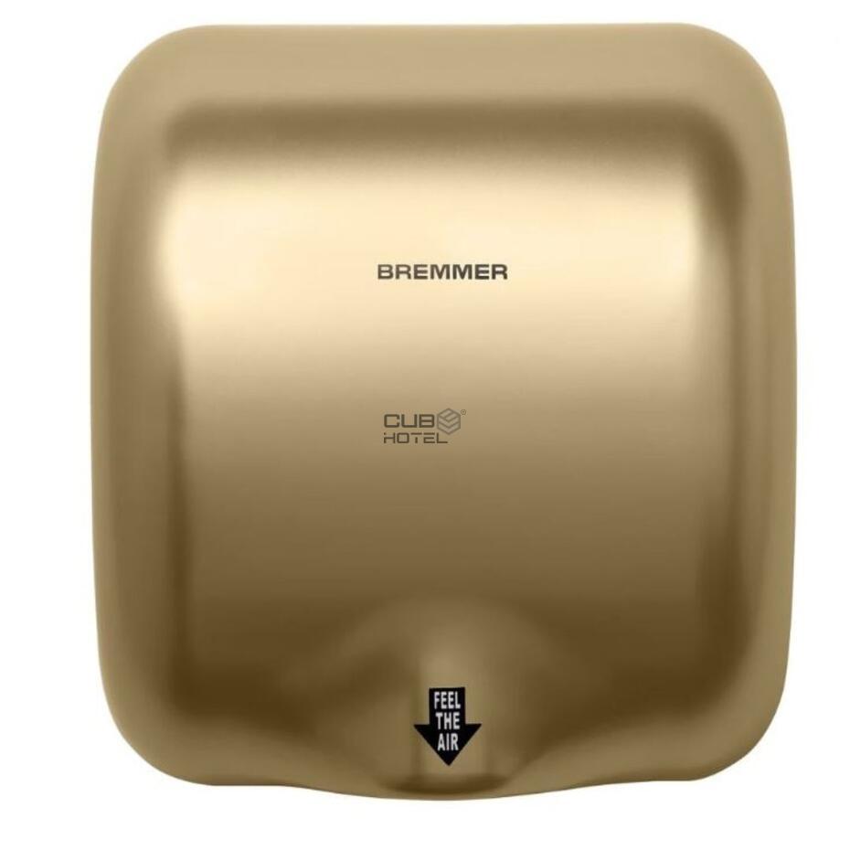 Generic Turbo Hand Dryer in Gold Brass