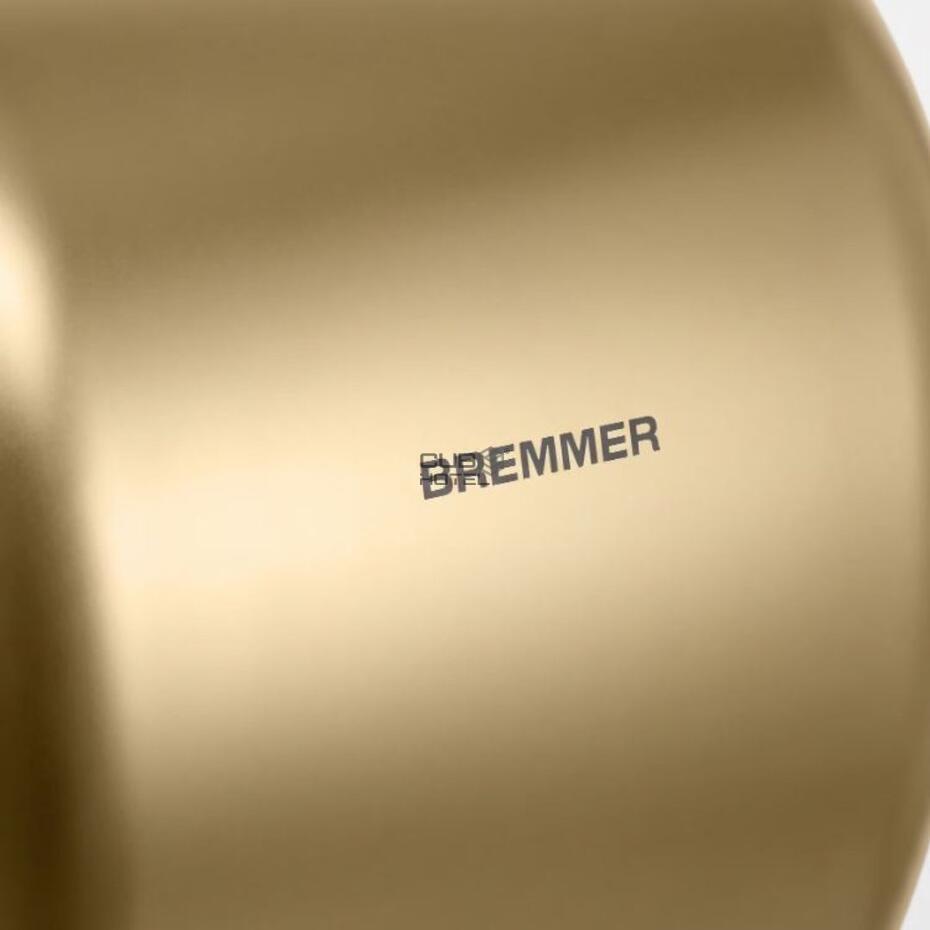 Generic Turbo Hand Dryer in Gold Brass