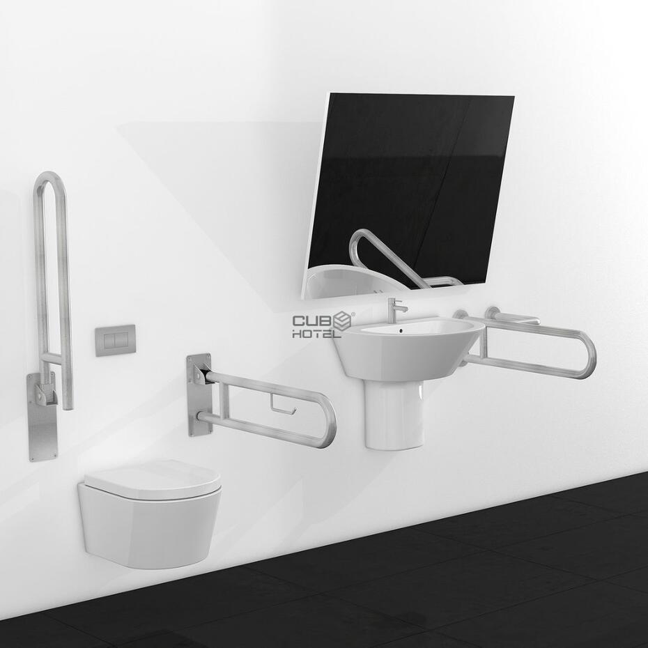 Folding Bar Support With Door Roll