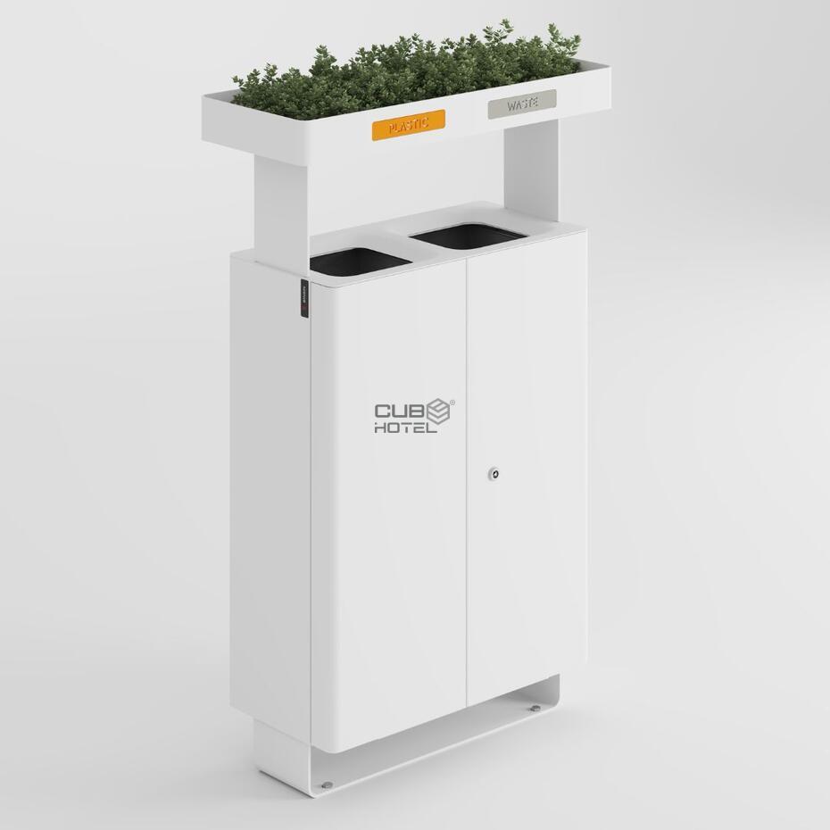 Punto de Reciclaje Exterior 2x90L