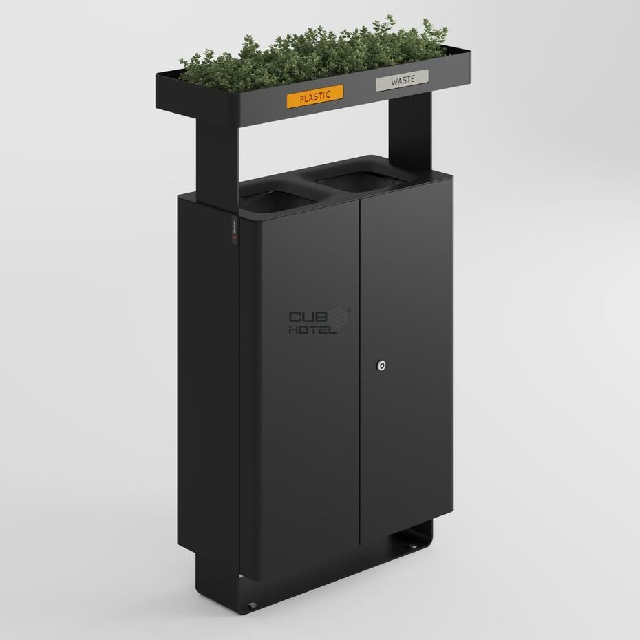Punto de Reciclaje Exterior 2x90L