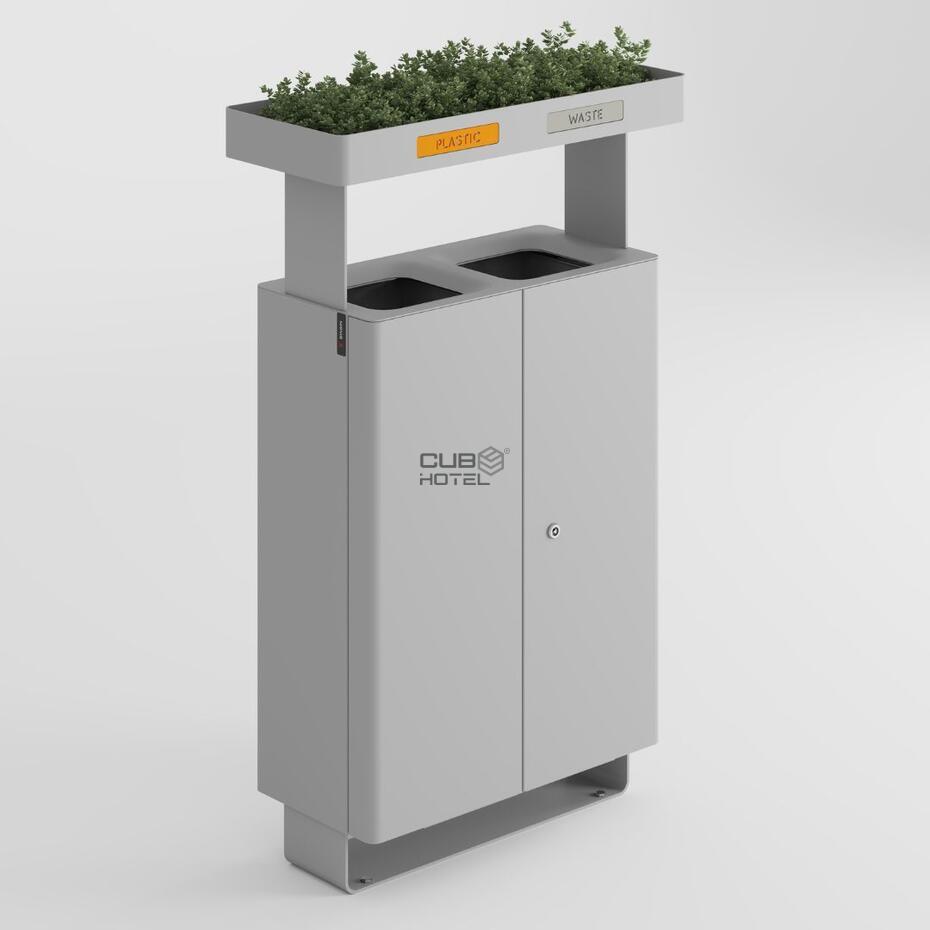Punto de Reciclaje Exterior 2x90L