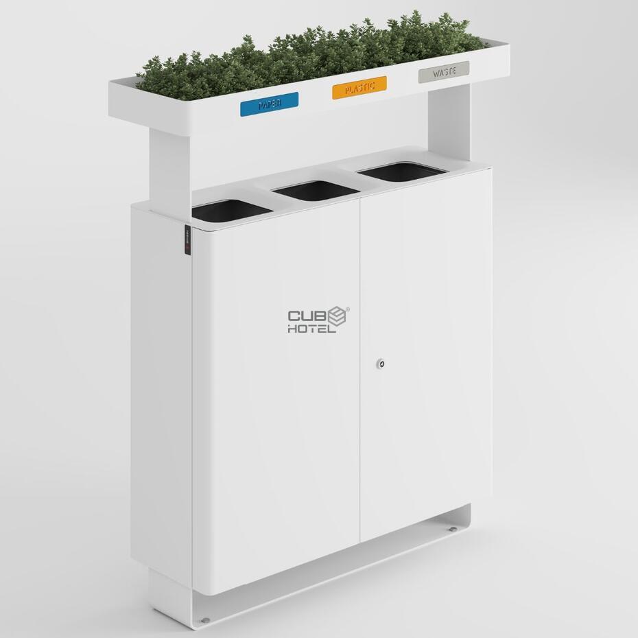 Punto de Reciclaje Exterior 2x90L
