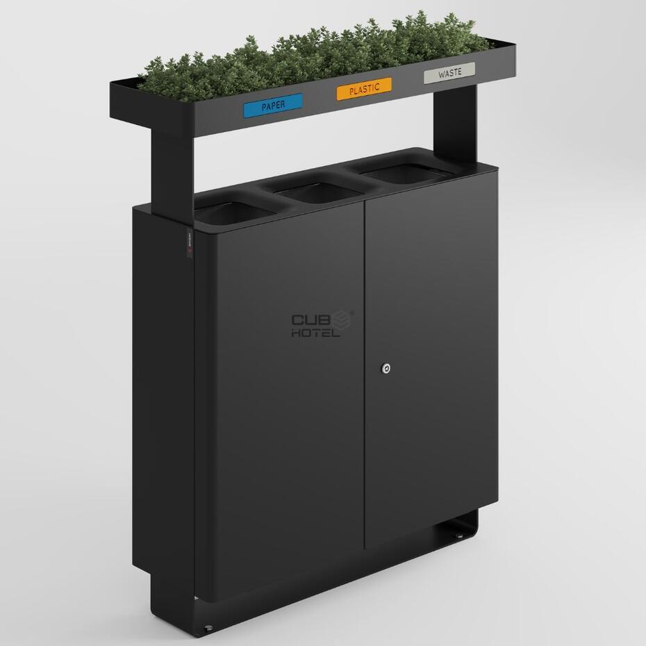 Punto de Reciclaje Exterior 2x90L