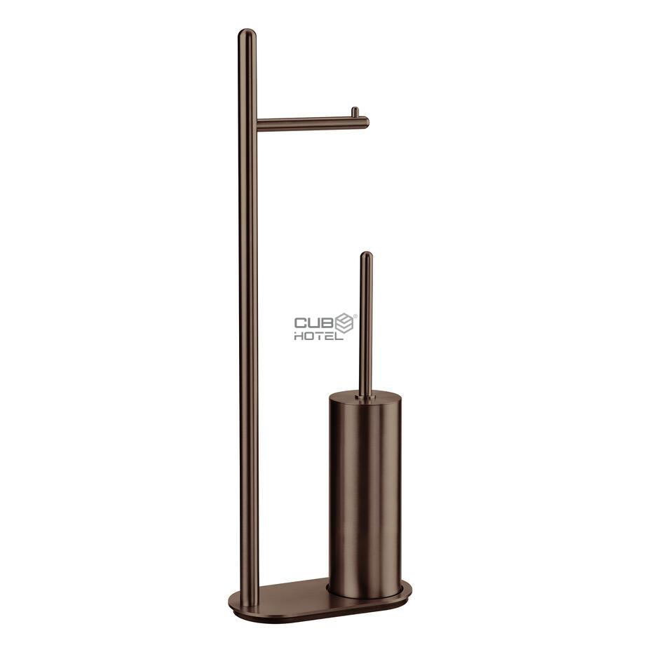 Lid Holder with Stainless Steel Roller Holder Titanium Gold Black