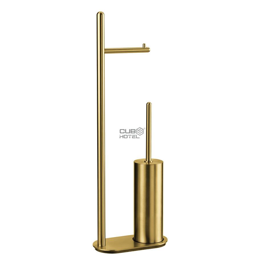 Lid Holder with Stainless Steel Roller Holder Titanium Gold Black