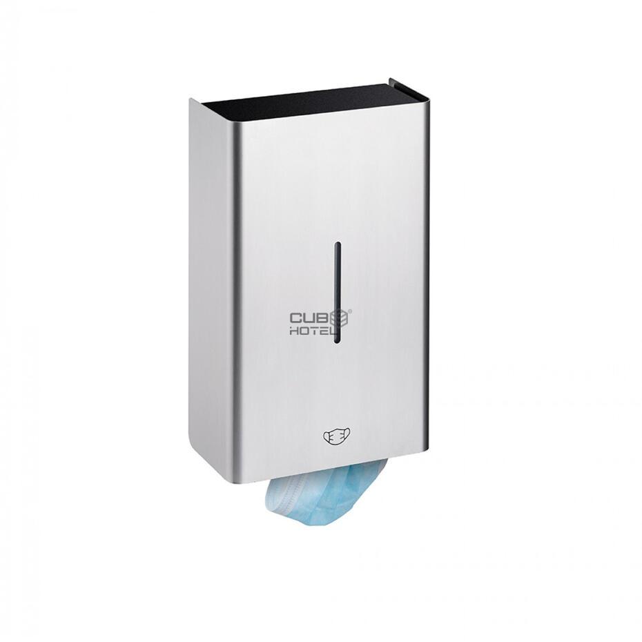 Dispensador mascarillas de pared inoxidable