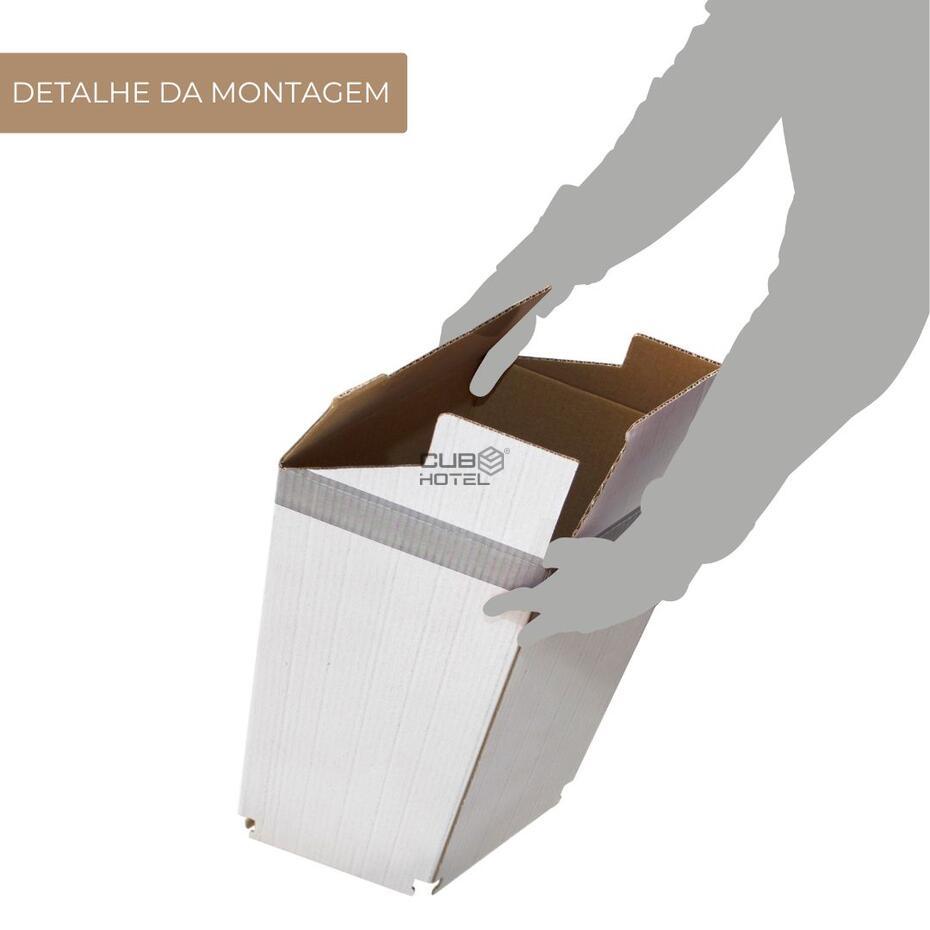 Denia 45L Ecopoint in Cardboard with Plastic Lid