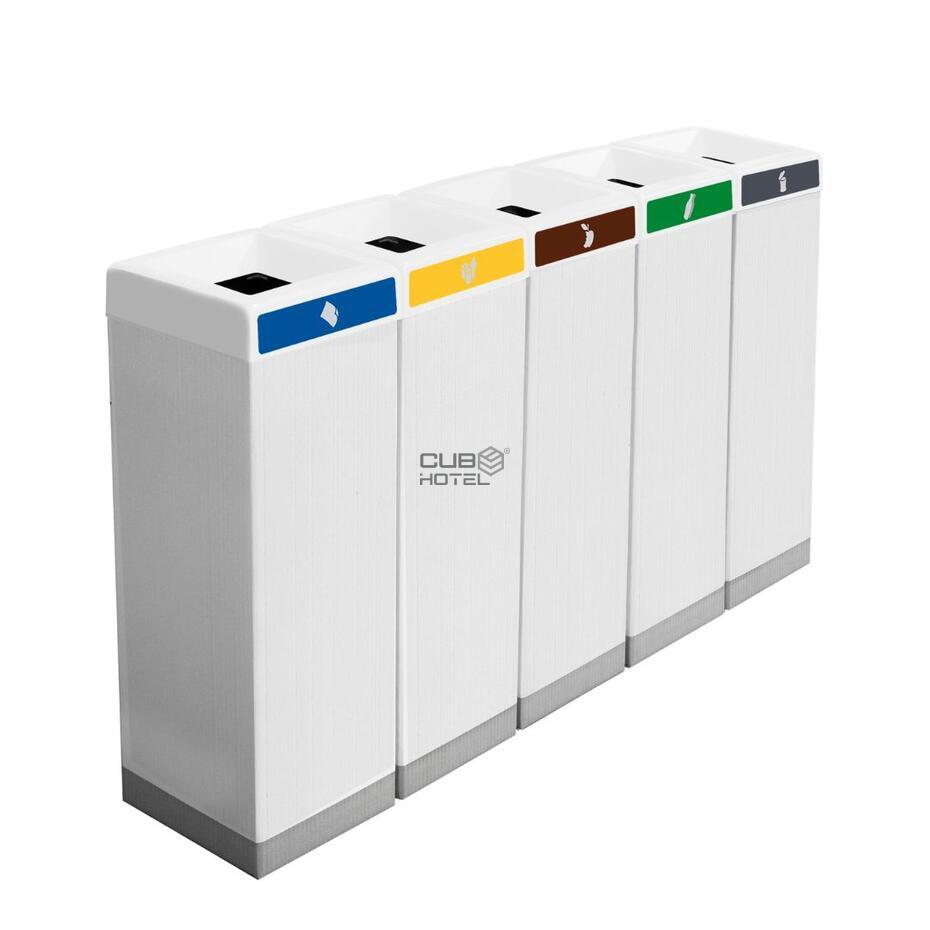 Denia 45L Ecopoint in Cardboard with Plastic Lid