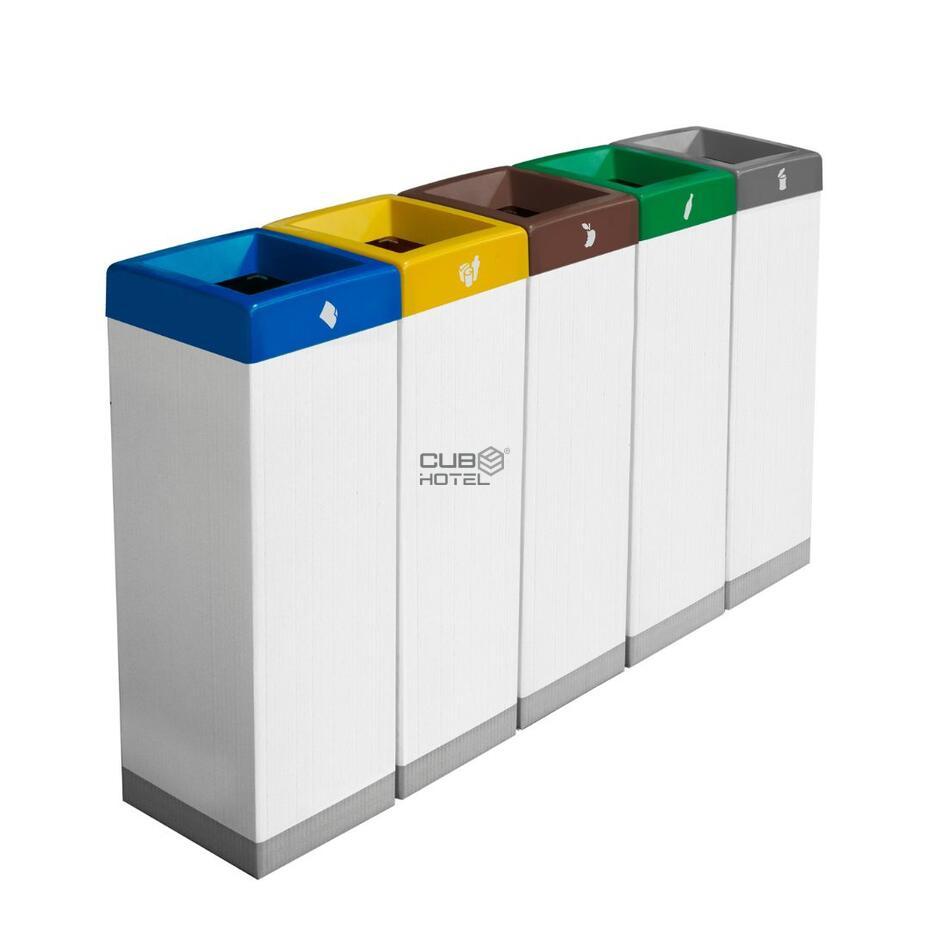 Denia 45L Ecopoint in Cardboard with Plastic Lid