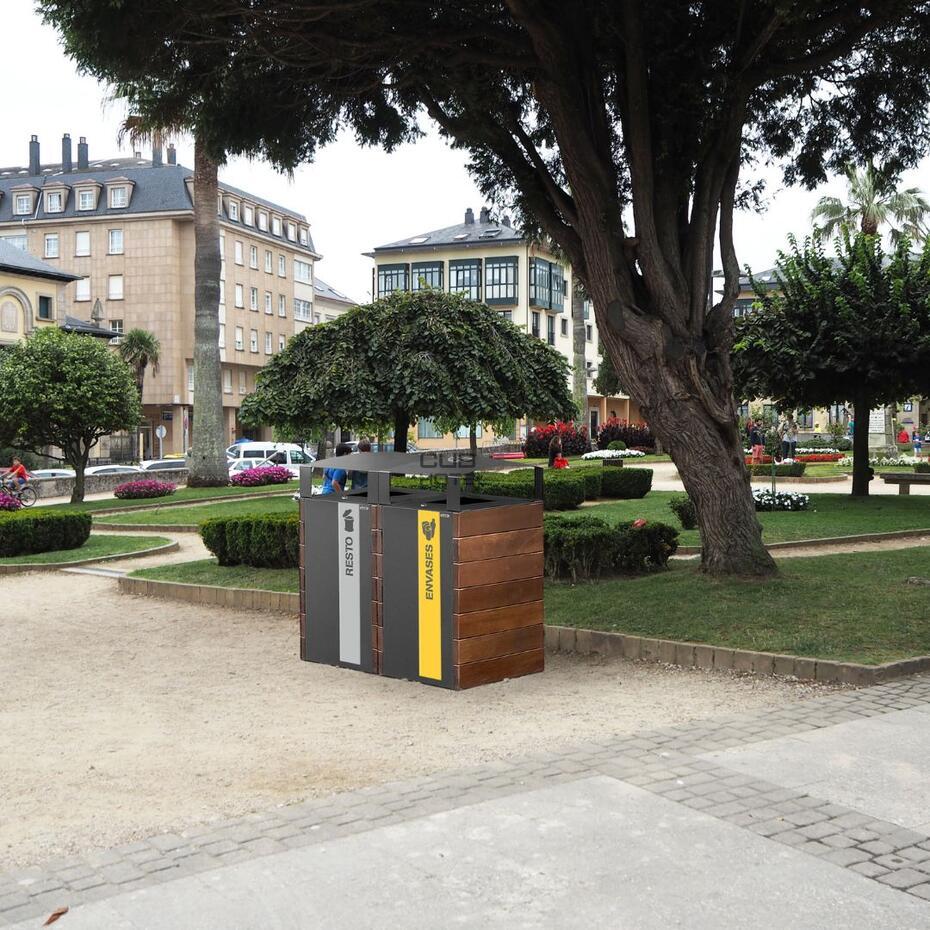 Ecoponto Exterior Valência 100L