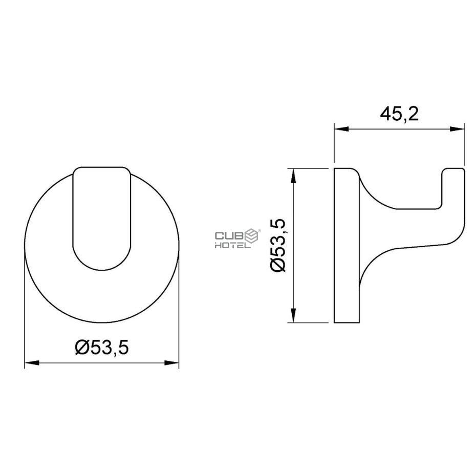 Polish Finished Zamac Hook