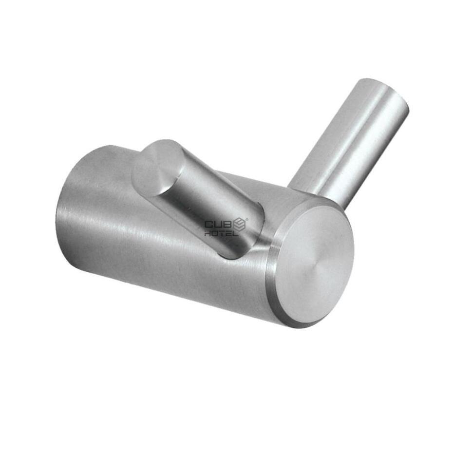 Percha Doble Acero Inoxidable Satinado