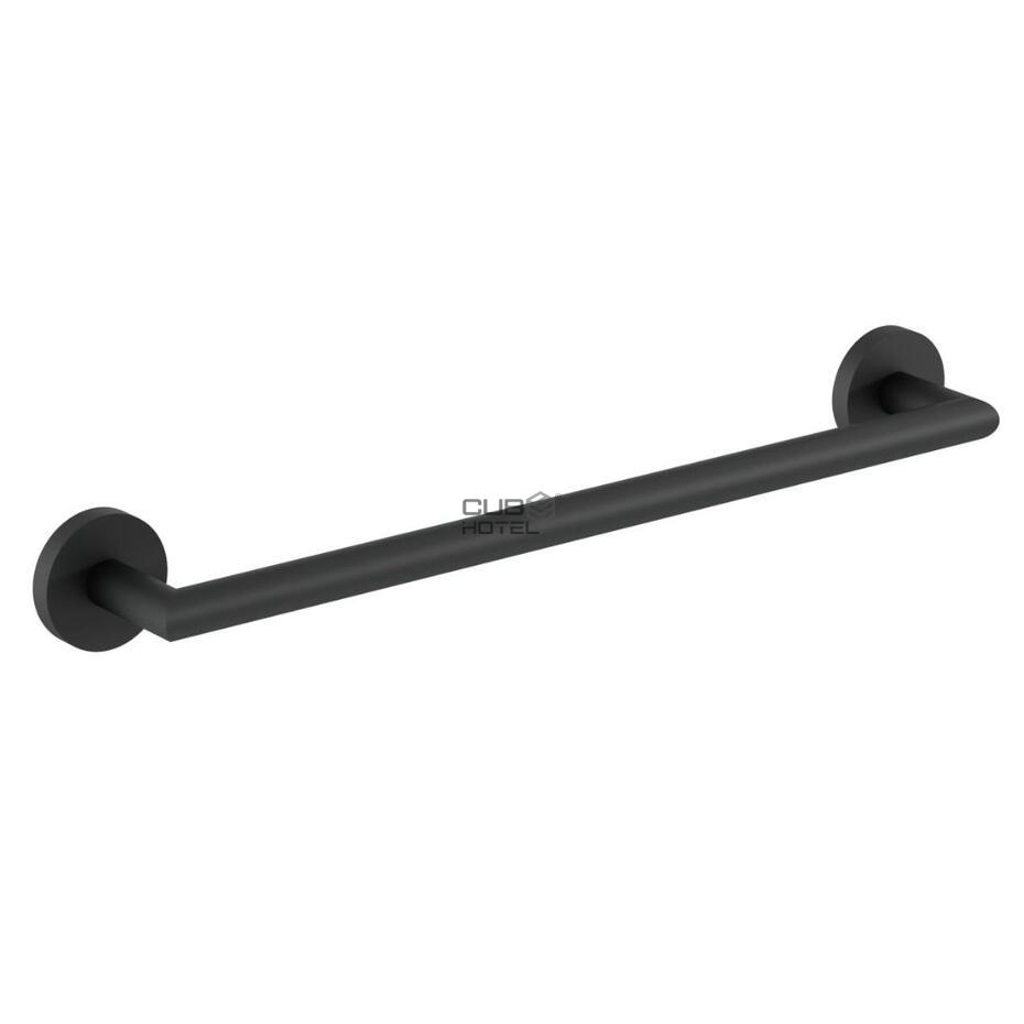 Hotel Towel Rack Inox Black 40cm