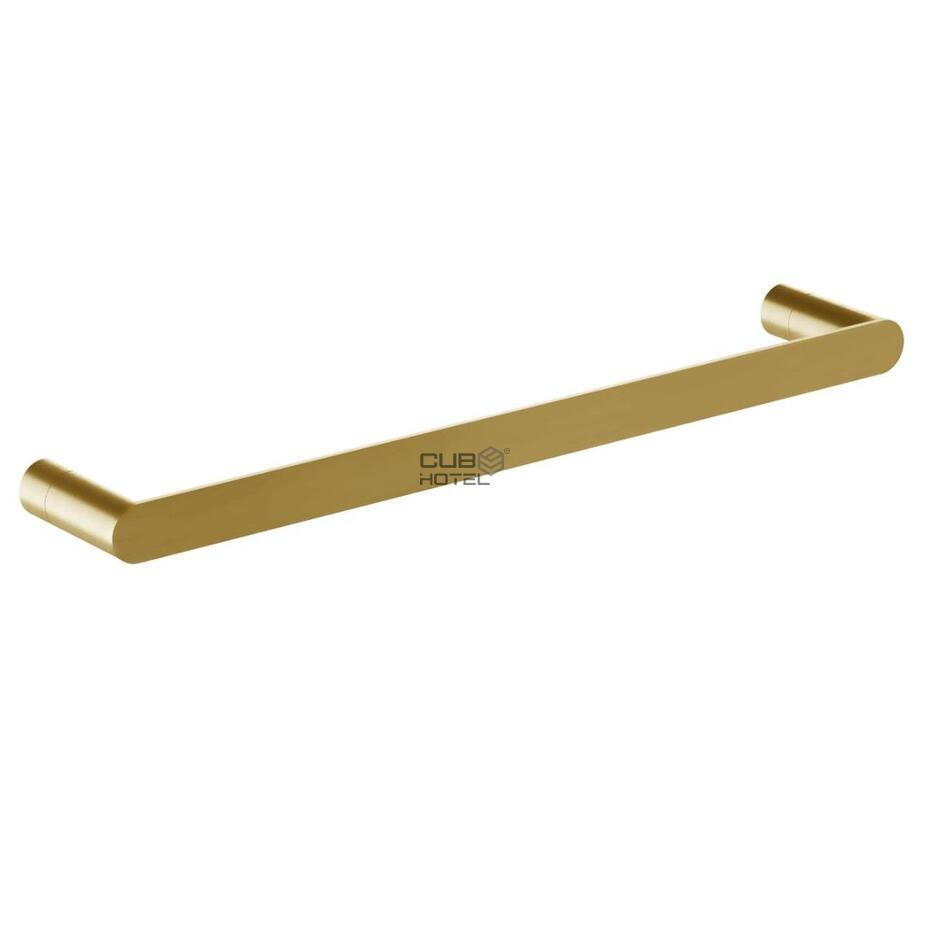 Toalheiro 40cm Aço Inox Dourado Serie VERONA
