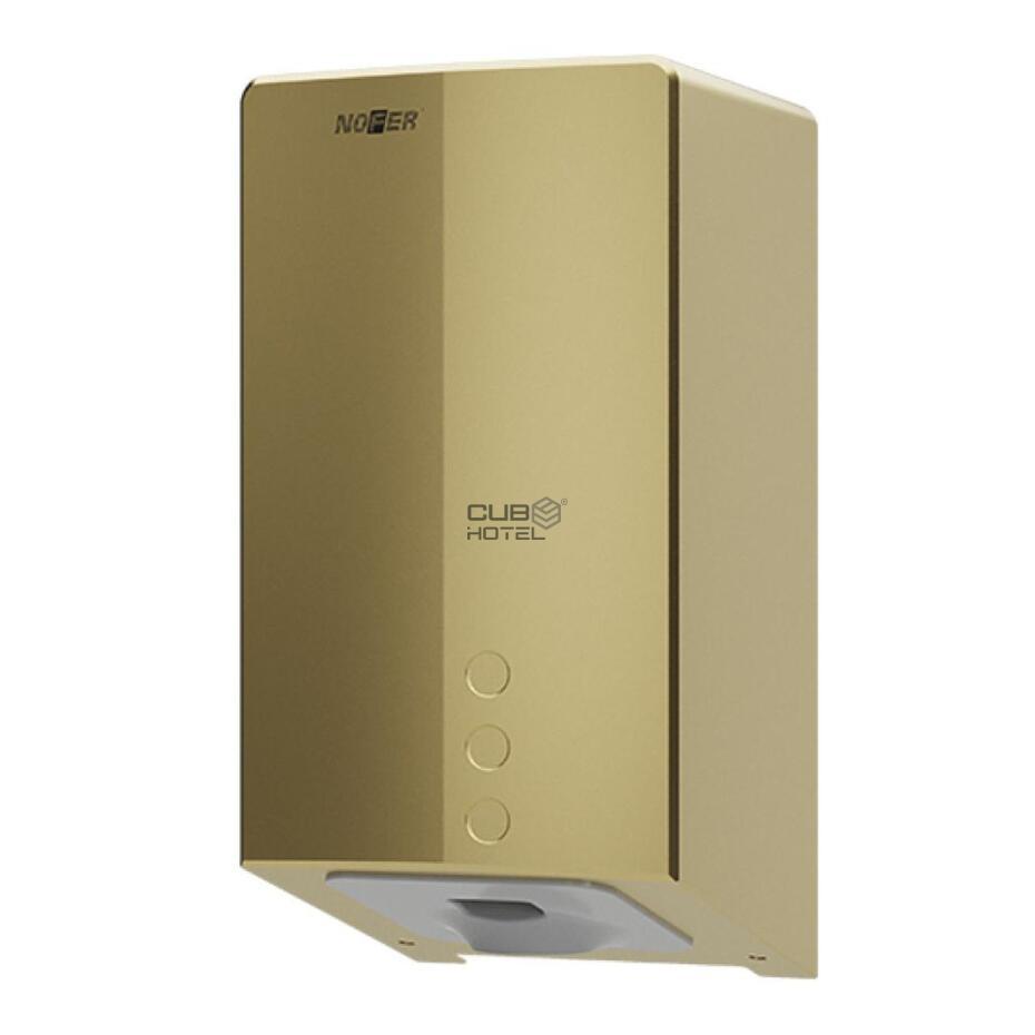 FUGA EVO Brushed Gold Hand Dryer 800W with HEPA Filter
