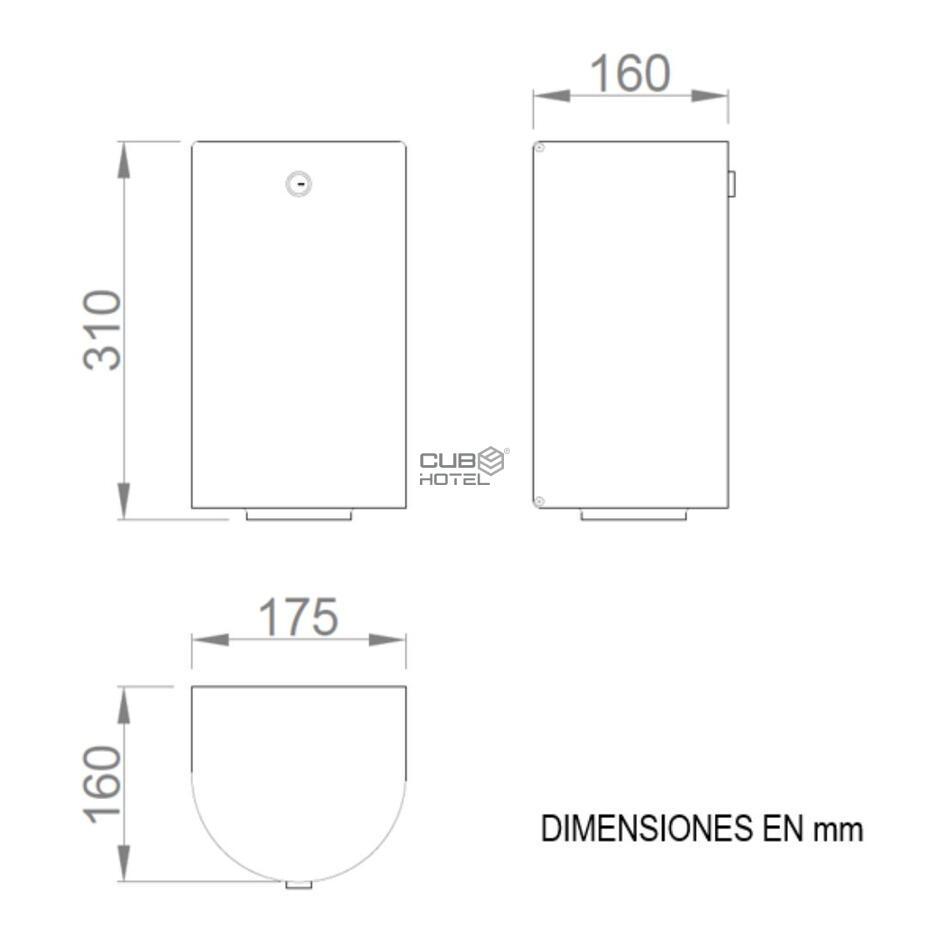 Dispensador Mini Mecha Em Inox