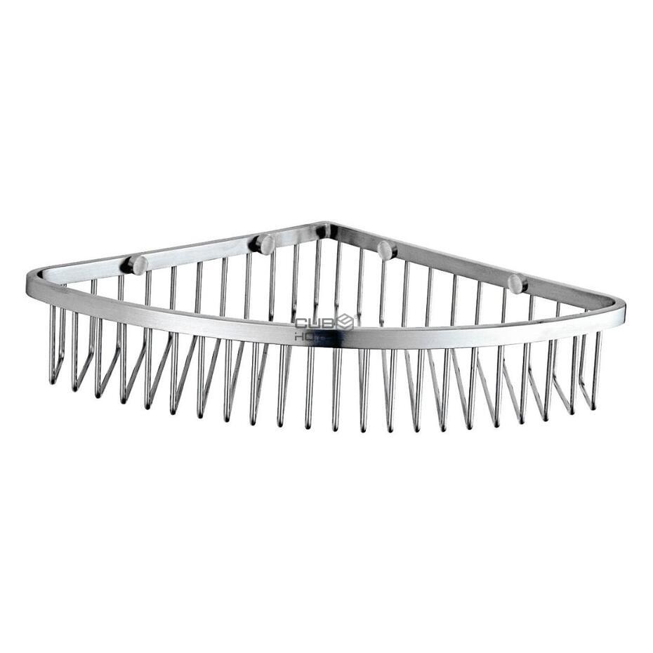 Polish Finished Stainless Corner Soap Basket