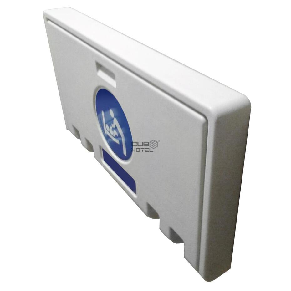 White Horizontal Wall Changing Table NOFER 