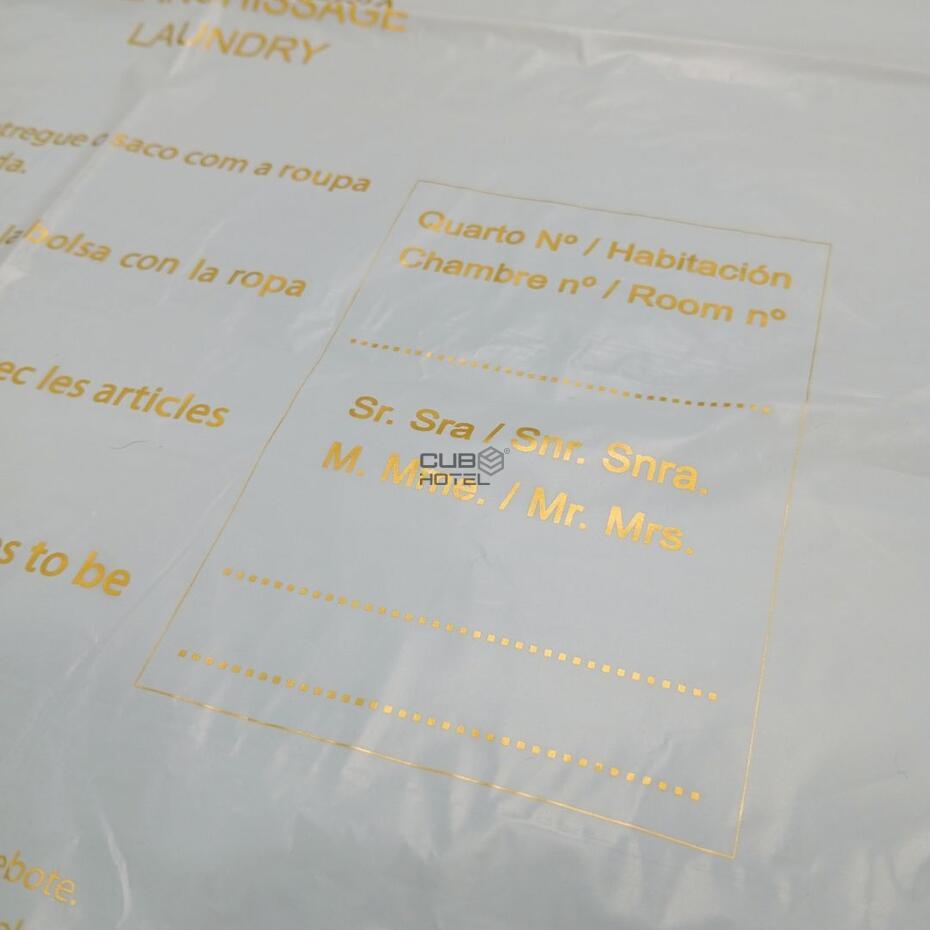 Customizable Plastic Laundry Bag 40x53 cm