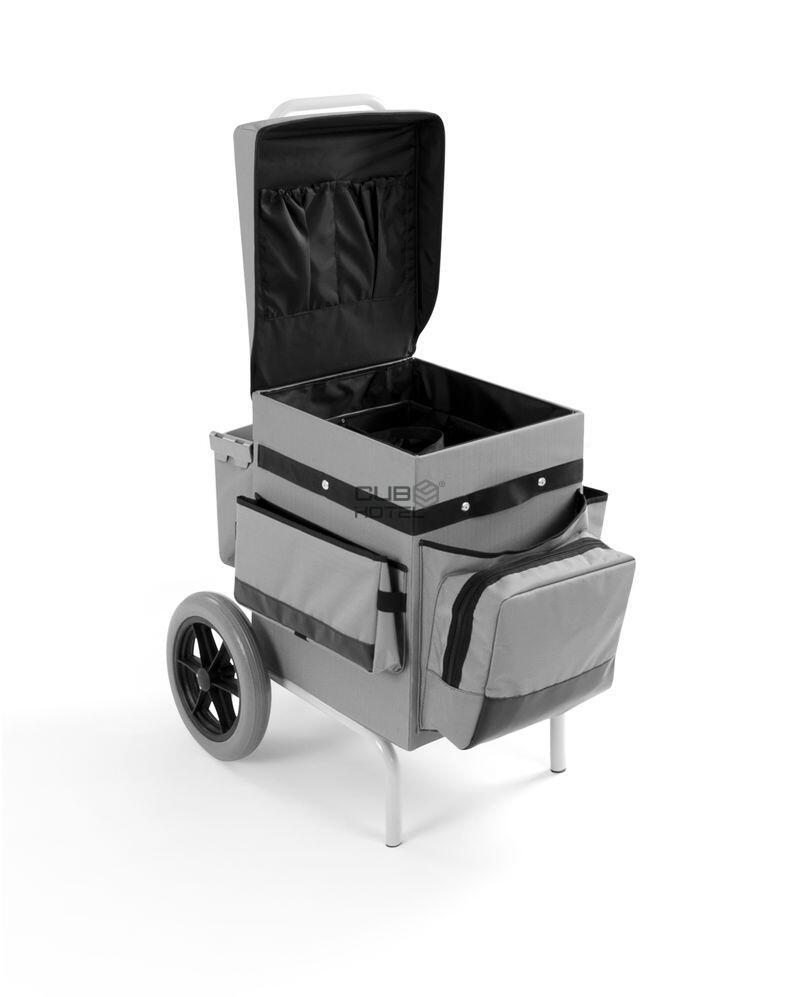 Carro Housekeeping Gris Portátil H-Cube Trail