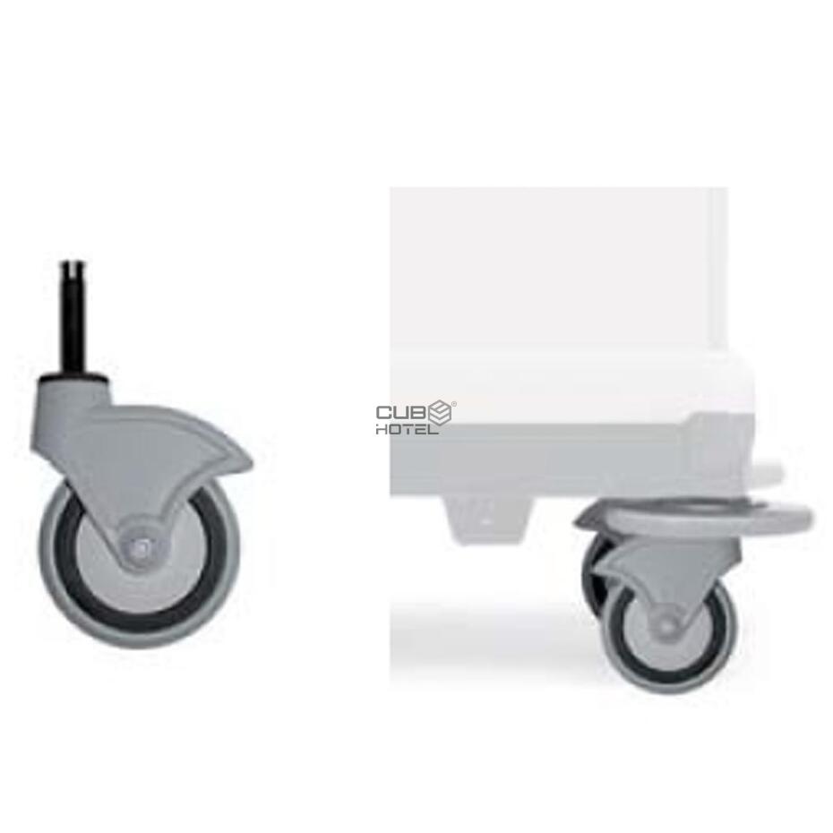 Rubber Wheel With Bumper For Hotel Magic Car