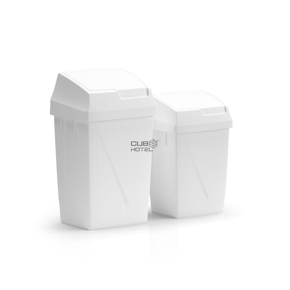 Cubo Lindy Swing con tapa abatible 50L